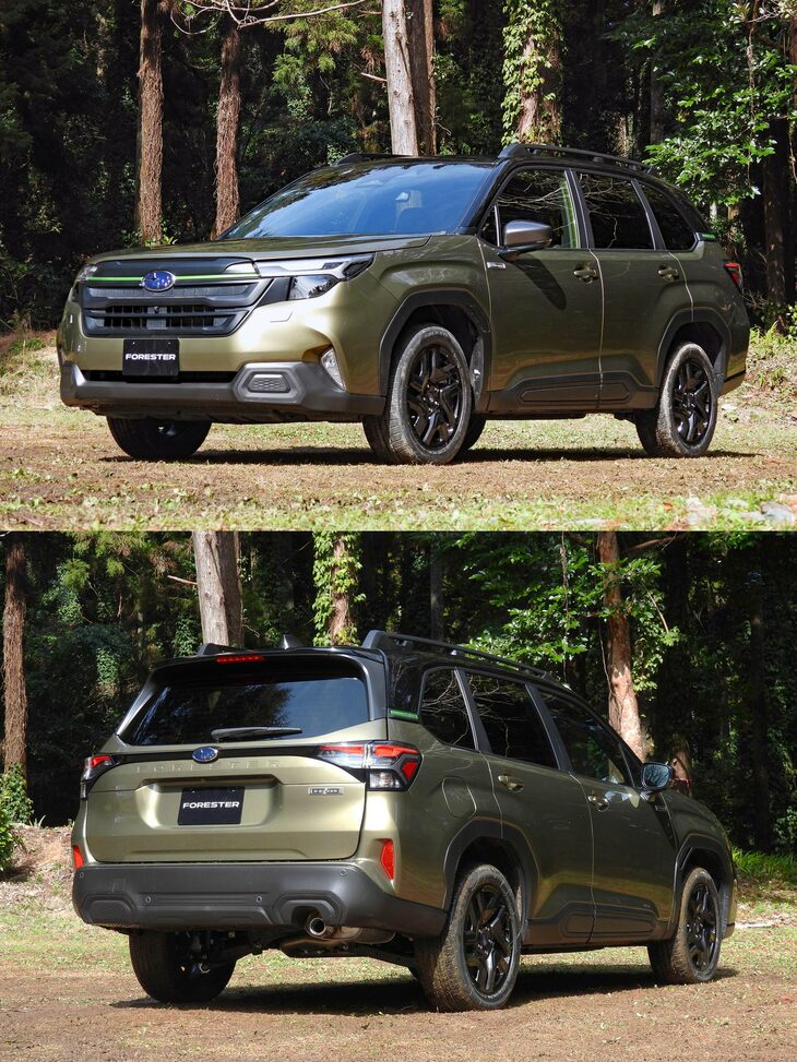 アウトドアレジャーに好適な仕様・装備が特徴のストロングハイブリッドモデル「X-BREAK S：HEV」。