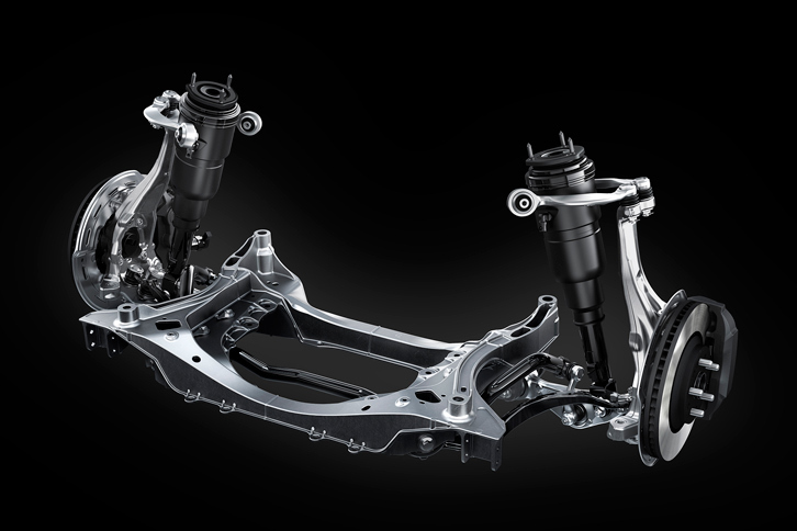 レクサスLS500（フロントサスペンション）