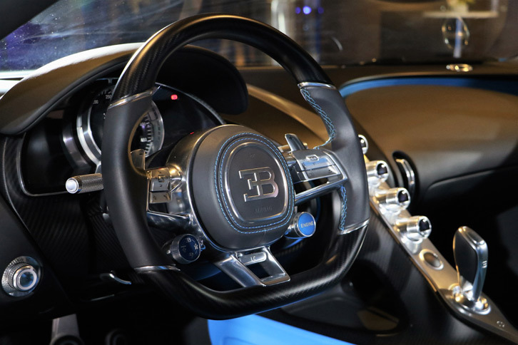 ブガッティ・シロン（インテリア）