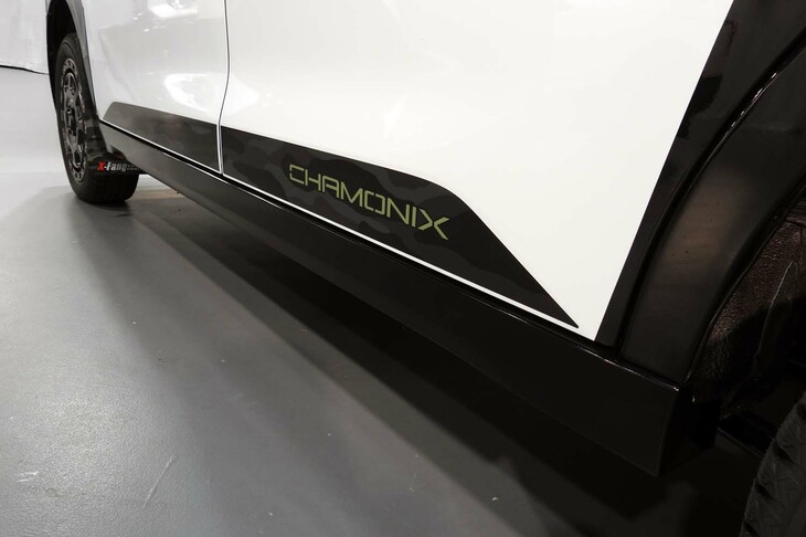 三菱デリカミニCHAMONIX SNOW GEAR（サイドデカール）