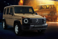 初代をモチーフにした意匠が特徴の「メルセデス・ベンツGクラス」の限定モデル「G450d Edition STRONGER THAN THE 1980s（ISG）」。販売台数はグローバルで460台だ。