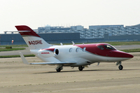 「ホンダジェット」発表会の会場から