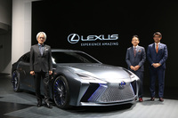 【東京モーターショー2017】レクサス、未来のフラッグシップセダンの姿を提案