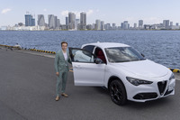 今回試乗した「ステルヴィオ2.0ターボQ4ヴェローチェ」の燃費性能は、WLTCモードで10.9km/リッター。クリーンディーゼル搭載モデルでは15.4km/リッターを記録する。