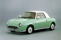 英国などではファンクラブまでできて、カルト的な人気を博している「日産フィガロ」（1991-1992年）。海外で「かわいいクルマ」がウケないというのは本当か？　ウケるためのキモはどこにあるのか？