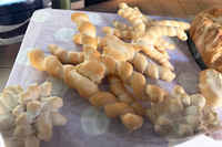 フェラーラ地方の名物パン、コッピア・フェラレーゼ。