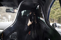 レカロシートの背面はこんな感じ。