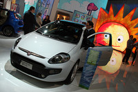 「フィアット・プントEVO」。2009年フランクフルトショーで。