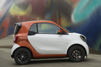 新型「フォーツー」の外寸は全長2695×全幅1663×全高1555mm。全長は従来型と同等に収まっている。
    