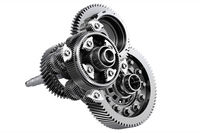 
    「9HP」の内部に組み込まれる遊星歯車機構。ギア比は1速から順に、4.713、2.842、1.908、1.382、1.000、0.808、0.699、0.580、0.480となっている。
    