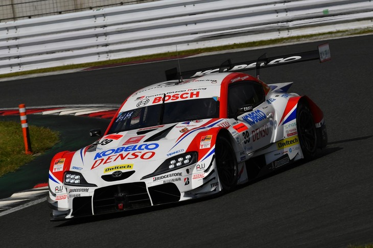 ヘイキ・コバライネン／中山雄一組のNo.39 DENSO KOBELCO SARD GR Supra。2019年のオートポリス以來となる勝利を手にした。（写真提供 GTA）