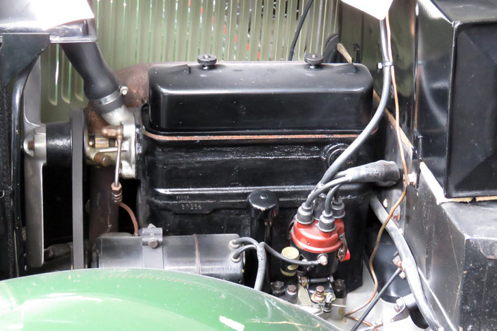 「3/20PS」はBMWにとって初となる自社設計のモデルなのだ。こちらは同車の4気筒エンジン。