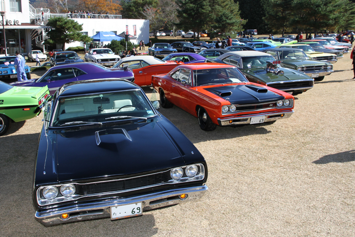 “モパー”と通称される、「プリムス」や「ダッジ」のマッスルカー群。