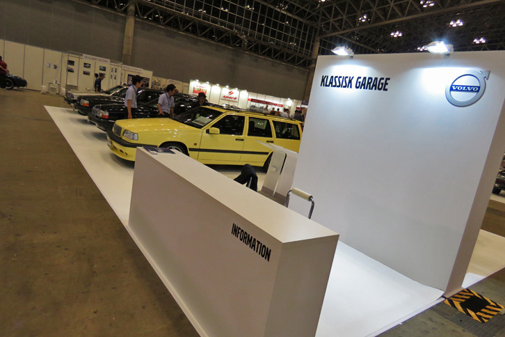 クラシック・ガレージの展示スペースの様子。