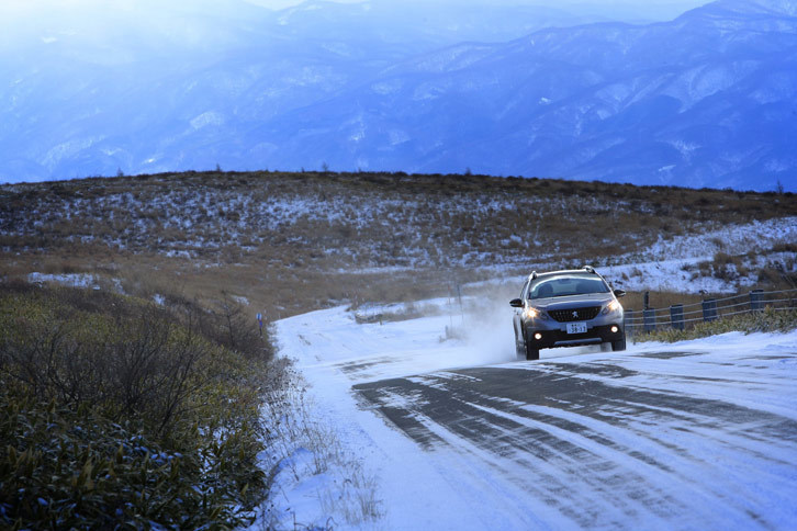 スキー場を後にし、ビーナスラインをさらに登っていく。