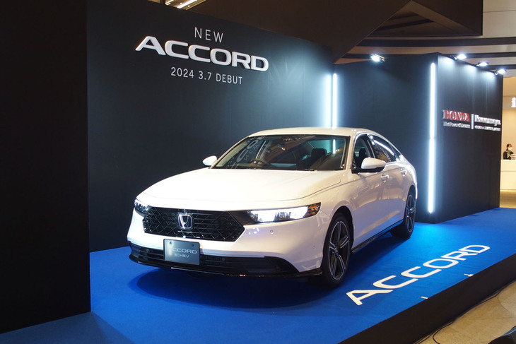 東京ミッドタウン日比谷で行われた「Honda NEW ACCORD発売記念イベント・体験会」の様子。