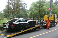 当連載の第19回より、ドナドナされる「バイパー」の図。今回はやっぱり、最初から「積載車で来て！」とお願いしておくべきだった。