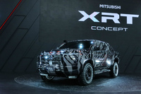 三菱自動車が世界初披露した「XRTコンセプト」。次期型「トライトン」の姿を示唆するコンセプトモデルだ。