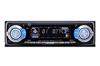 
	1DIN・CDレシーバーの上級モデル「E3305CDT」は、「5パターン・イルミネーション」がウ リ。これはツマミ横の光る部分や透過文字の色が5つのパターンから選べるというも の。CDスロットはフロントパネルの奥にあるのでパネルの表示部分は広い。
	 