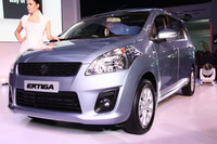 マルチスズキが出展した「エルティガ」。