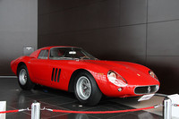 特別展示された「1963年フェラーリ250GTO」。1962〜64年のスポーツカー・メイクス選手権を3連覇した、フェラーリ史上もっとも有名かつ高価な1台。この個体は最後のフロントエンジンのレーシングフェラーリとなった64年のシリーズ2風のモディファイを受けている。
