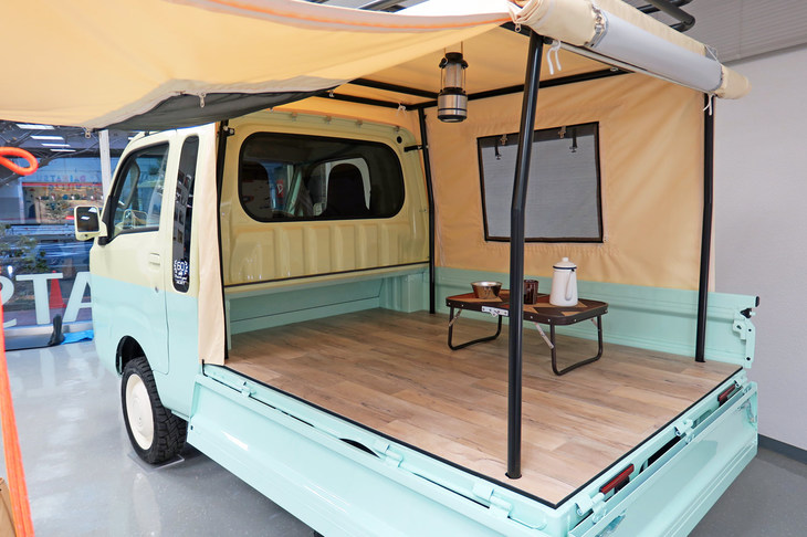 ダイハツ・ハイゼット ジャンボ キャンパーVer.（荷台）