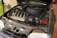 「CXパラス」の2.4リッターエンジン。