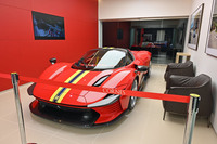 納車式専用スペースには「デイトナSP3」が飾られていた。