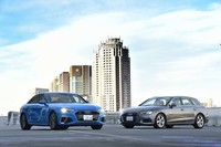 ワゴンとセダンがラインナップされる「アウディA4」。それぞれに、FFと4WDの駆動方式が用意されている。