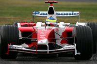 トヨタ勢は、オリヴィエ・パニスが序盤の混乱のなかコースを外れ0周リタイア。リカルド・ゾンタ（写真）は、グリップ不足に苦しみ、11位完走がやっとだったという。（写真＝トヨタ自動車）