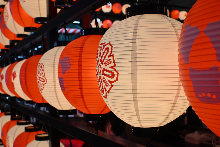 三菱ブースの様子。