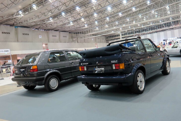 スピニングガレージの展示ブースの様子。