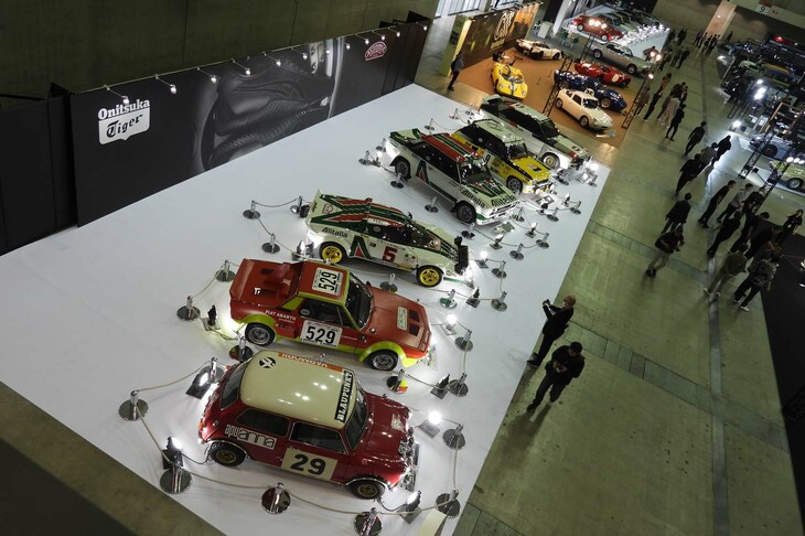 オートモビル カウンシル2025」より、主催者テーマ展示「THE GOLDEN AGE OF RALLY IN JAPAN」の様子。