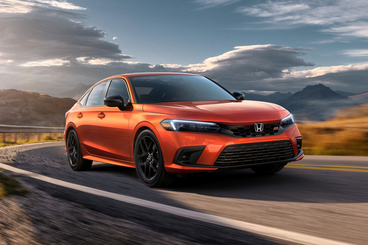 「シビックSi」の1.5リッター4気筒VTECターボエンジンは最高出力200hp（203PS）/6000rpmと192lb-ft（260N・m）/1800-5000rpmを発生する。