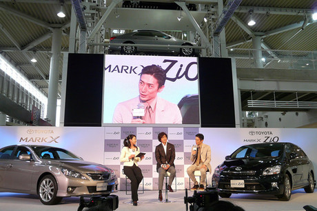 2011年2月14日、「トヨタ・マークXジオ」がマイナーチェンジして登場。東京は台場のメガウェブで行われた「...