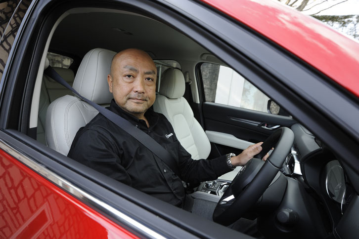 新型「CX-5」の開発を率いた児玉眞也主査。