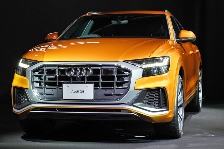 2019年7月3日に日本導入が発表された「アウディQ8」。