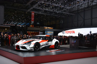 
	トヨタのプレスカンファレンスの様子。
	