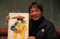 池沢早人師先生の「348tb」は車線が勝手に変わってしまうほどまっすぐ走らなかったという。