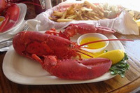 東海岸といえばロブスターを食べないと……。