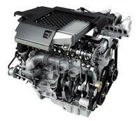 マツダスピードアクセラの心臓、2.3リッター直4直噴ターボエンジン。