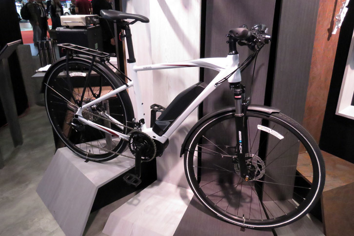 第45回東京モーターショーのヤマハブースの様子。