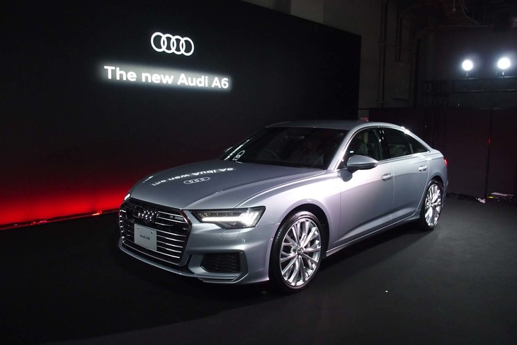 「A6セダン」のボディーサイズは全長4950×全幅1885×全高1430mm、ホイールベースは2925mmとなっている。