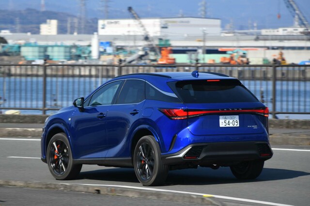 レクサスRX350“Fスポーツ”（4WD/8AT）【試乗記】 努力は裏切らない - webCG