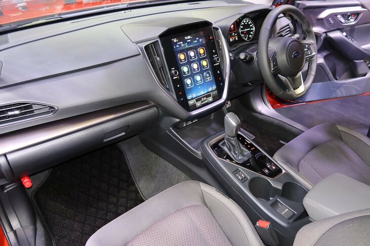 スバル・インプレッサ プロトタイプ STIパーツ装着車（インテリア）