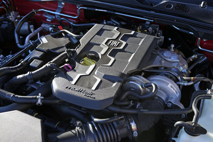 1.4リッター直4ターボユニットは160hpを生み出す。