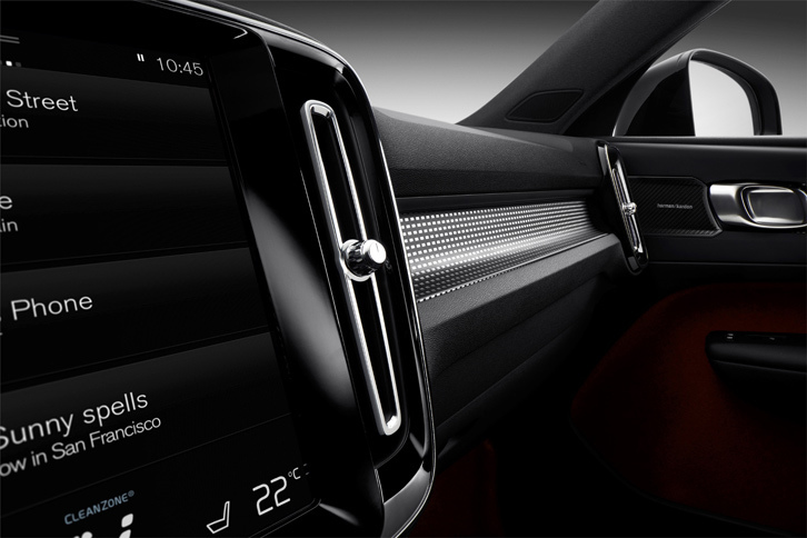 ボルボXC40（インテリア）