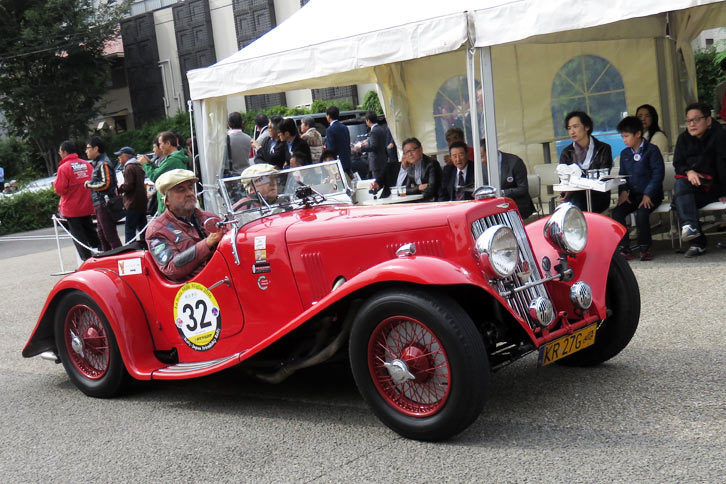 1937年式「アストンマーティン15/98 2Lスピード」。
