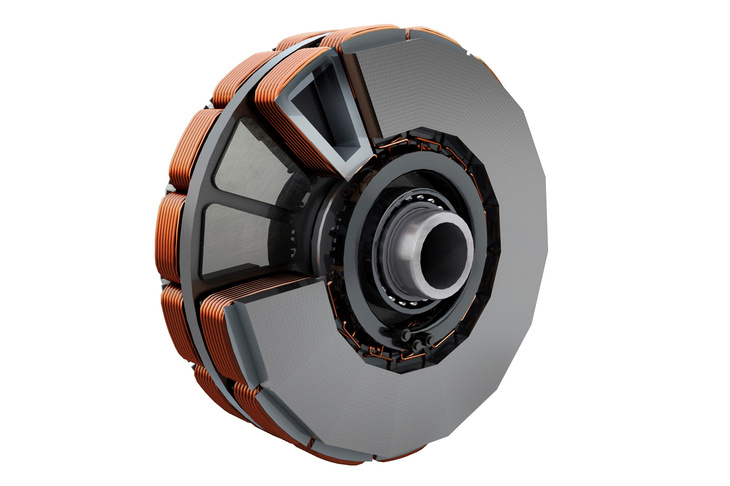 ルノーがワイロットとパートナーシップを結び、2025年からHEV向けに採用する予定のアキシャルフラックスモーター。