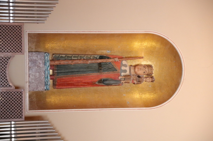 ルッカ県バルガ村にて。聖クリストフォルス像。